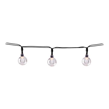 Grundig - Guirlande solaire 50xLED/8 fonctions 6,9m blanc chaud