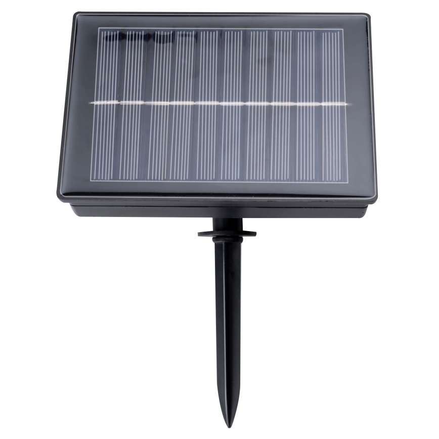 Grundig - Guirlande solaire à intensité variable 50xLED/8 fonctions 9,35m IP44 blanc chaud+Télécommande