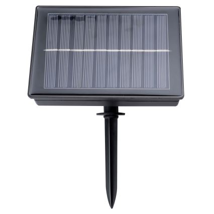Grundig - Guirlande solaire LED dimmable 50 LED / 8 fonctions 9,35 m blanc chaud 1200 mAh IP44 + télécommande
