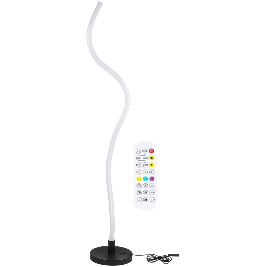 Grundig - LED RGB lampadaire dimmable LED/5W/5V + télécommande