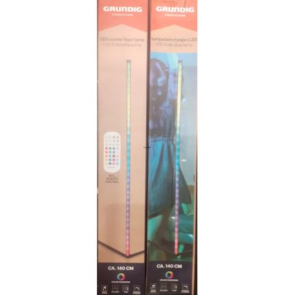 Grundig - Lampadaire LED RGBW dimmable LED/6W/230V + télécommande
