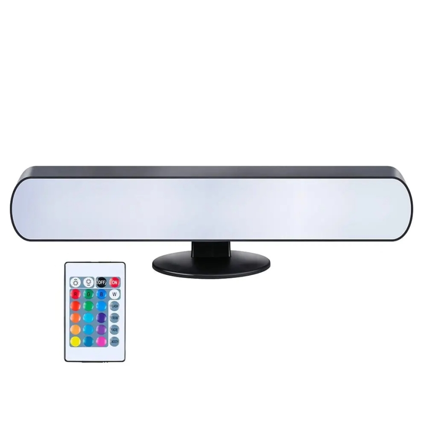 Grundig - Lampe de table dimmable LED RGBW LED/0,7W/5V noire + télécommande