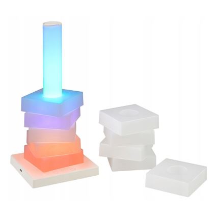 Grundig - Lampe de table tactile RGB à LED, 4W/5V