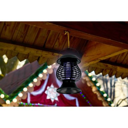 Grundig - Lampe solaire LED UV avec piège à insecte LED/1W/1,2V IPX4