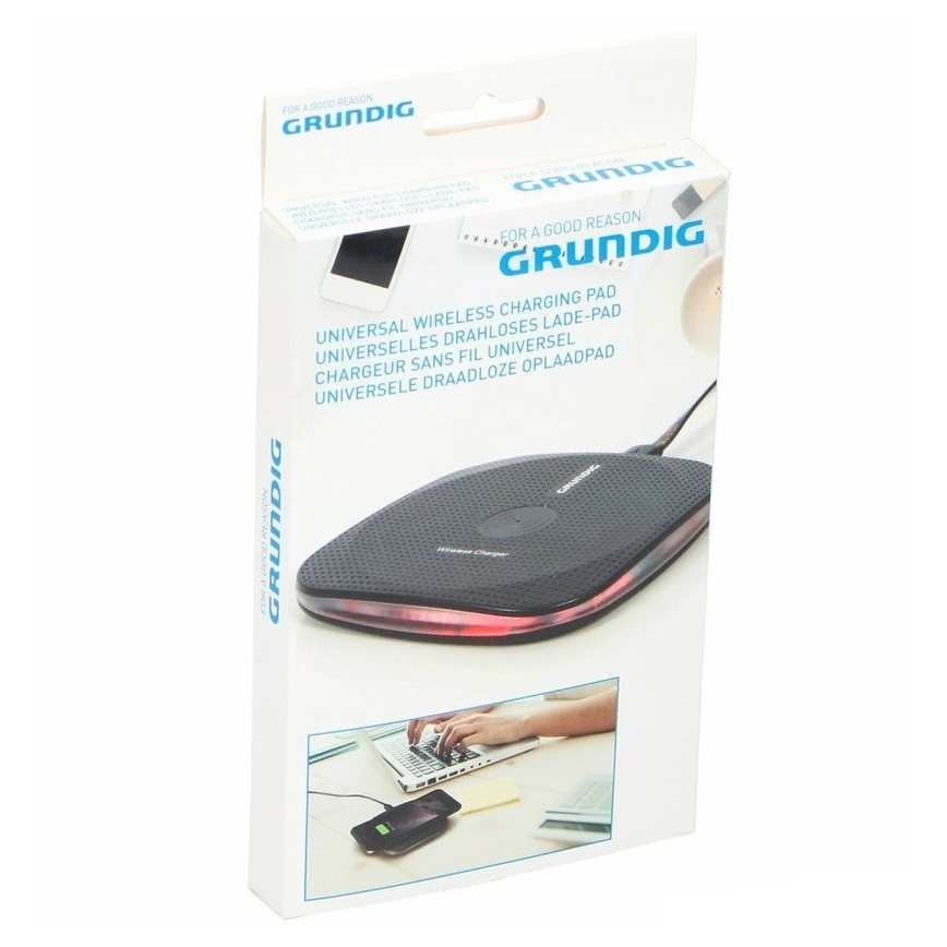 Grundig - LED Chargeur de téléphone sans fil LED/5W/5V