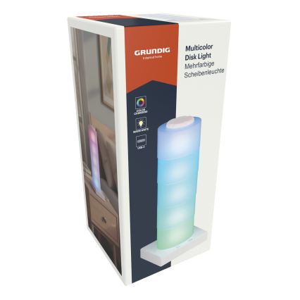Grundig - LED RVB Lampe de table tactile LED/4,5W/5V