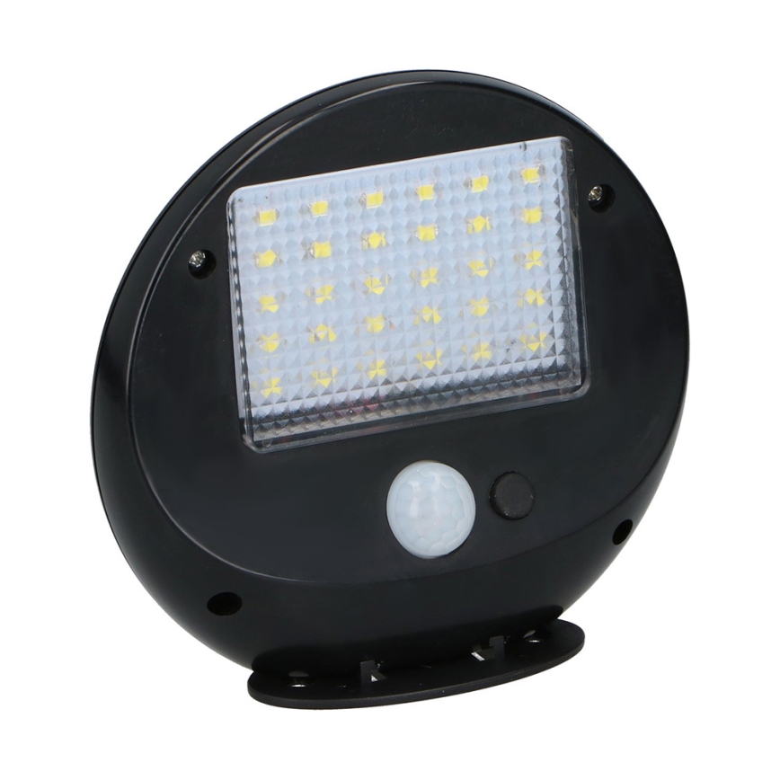 Grundig - LOT 2x Applique murale solaire avec détecteur de mouvement et de crépuscule LED/3,2V 600 mAh