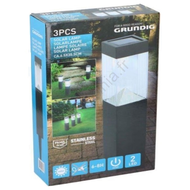 Lampe De Poche Grundig Aluminium 1 LED 12V – Neuve Sous Emballage, Réf 34570