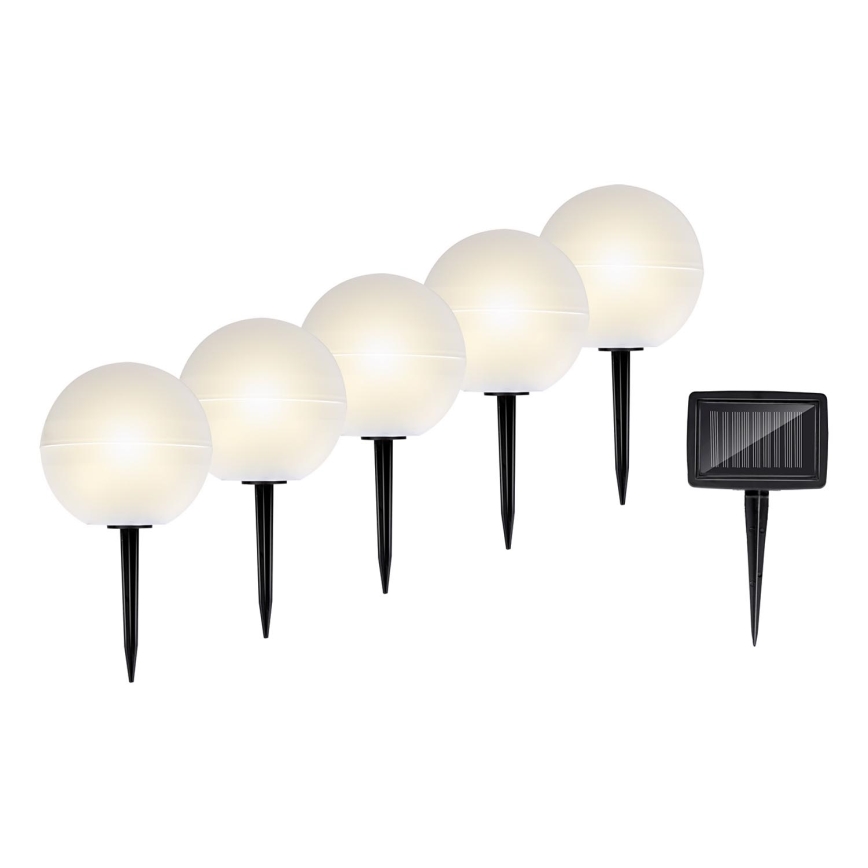 Grundig - LOT 5x Lampe solaire RGBW LED/3,2V IP44