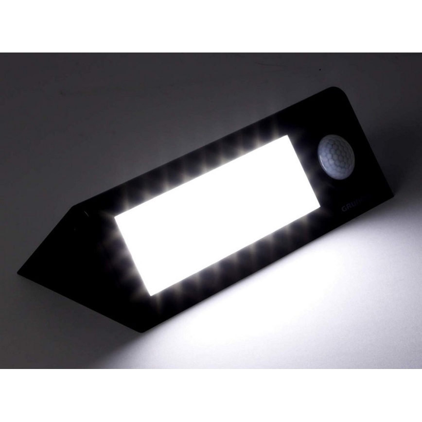 Grundig - Luminaire solaire LED avec détecteur LED/2W/5,5V IP44