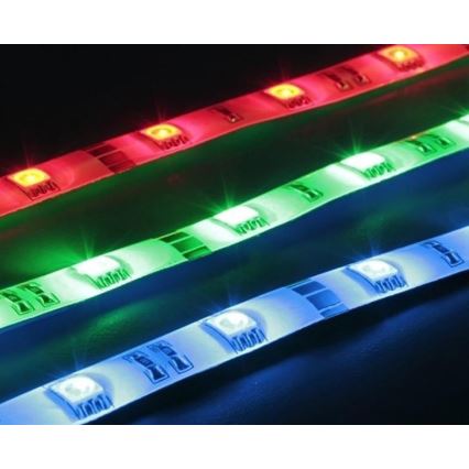 Grundig - Ruban LED RGB à intensité variable 5 m LED/24W/230V + télécommande IP44