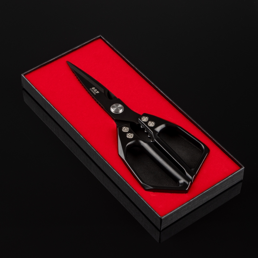 Gudaro - Ciseaux à volaille SHOGUN 23,3 cm noirs