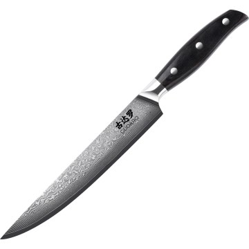 Gudaro - Couteau à découper damassé SHIRO 8