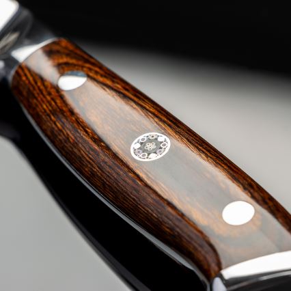 Gudaro - Couteau de cuisine en acier damassé FENG 3,5, 67 couches d'acier, longueur 9,5 cm