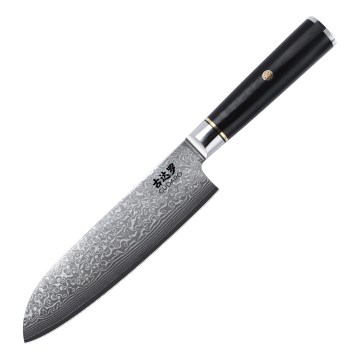 Gudaro - Couteau de cuisine Santoku damassé AKIRO 7