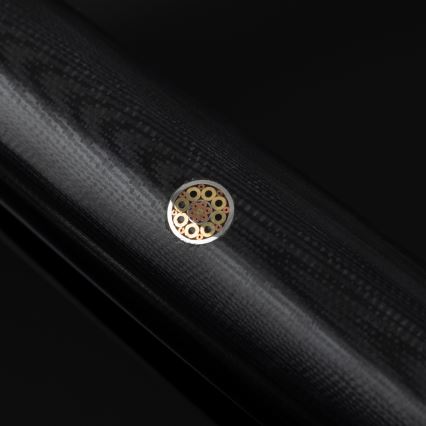 Gudaro - Ensemble de 3 couteaux de cuisine en acier damassé AKIRO + support magnétique