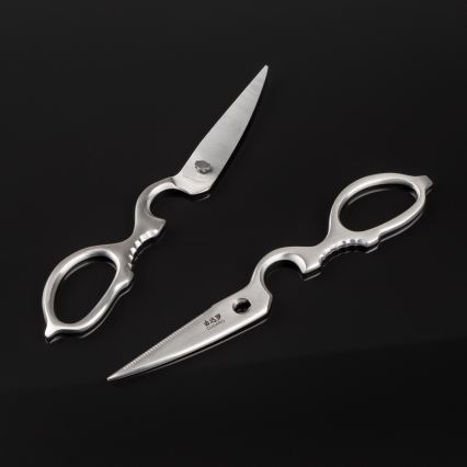 Gudaro - Ensemble KENSHO de 7 couteaux de cuisine avec bloc en acacia