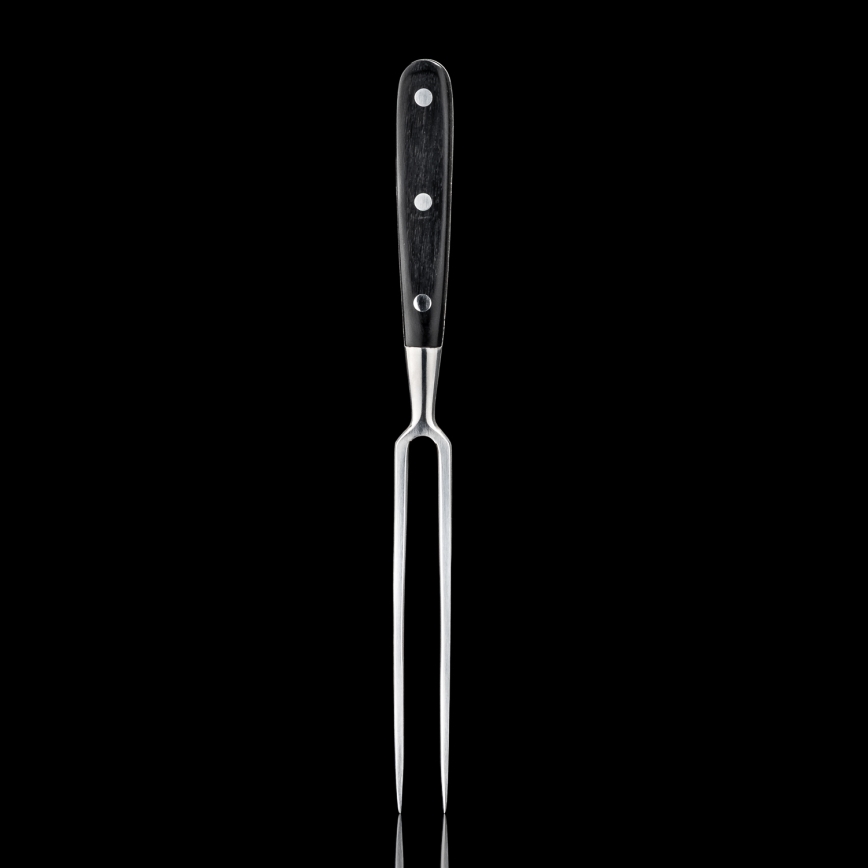 Gudaro - Fourchette de cuisine SHIRO noire/pakka