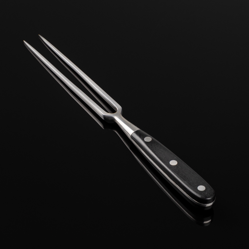 Gudaro - Fourchette de cuisine SHIRO noire/pakka