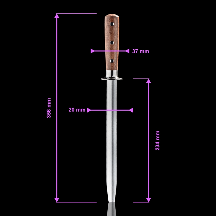 Gudaro - Fusil d'affûtage TAKUMI, manche en bois pakka