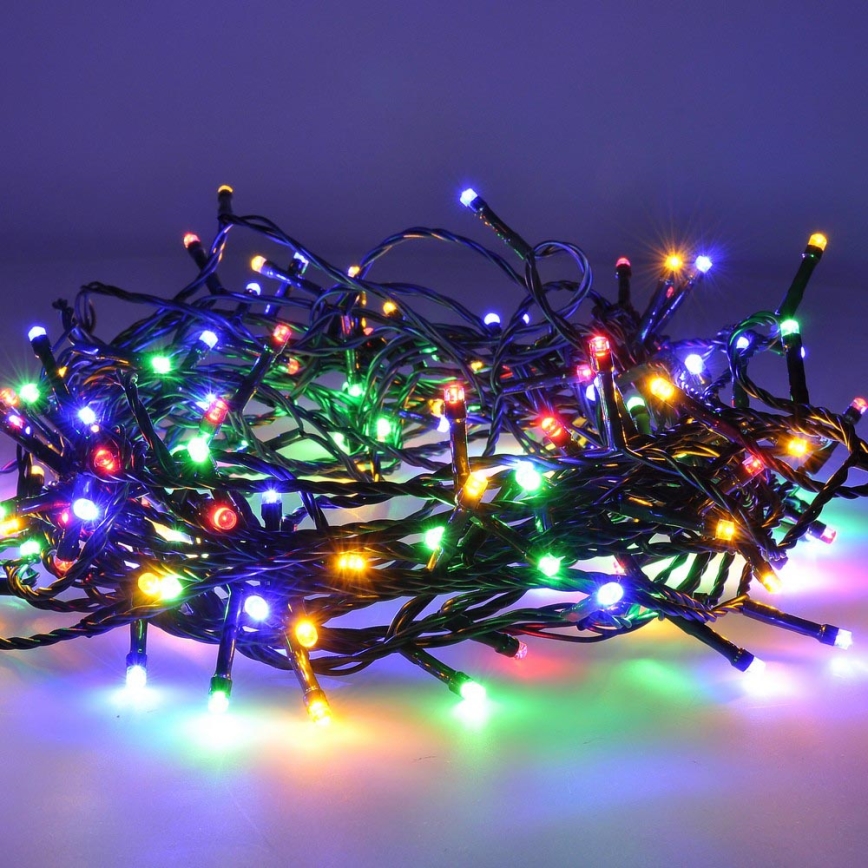Guirlande de noël 100xLED/8 fonctions 13m IP44 multicolore