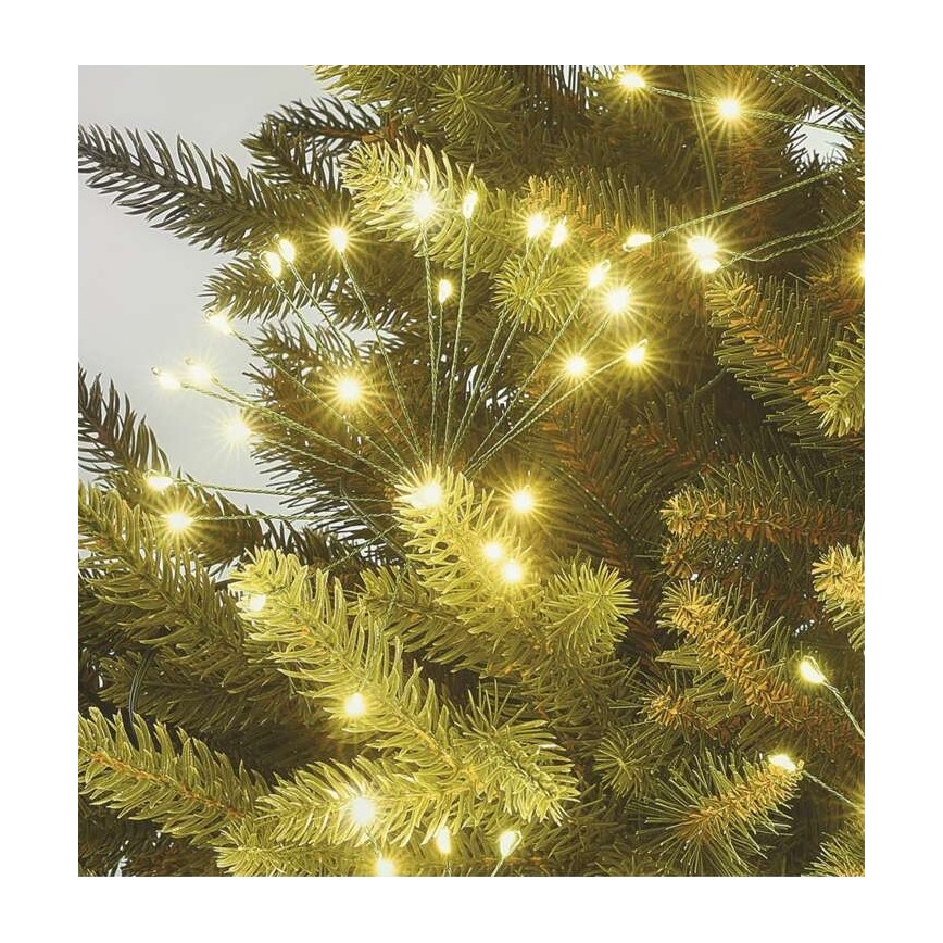 Guirlande de noël 150xLED/5,35m blanc chaud