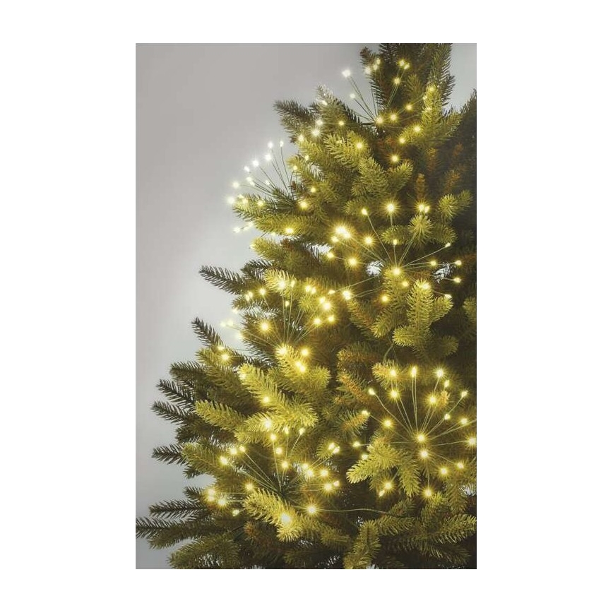 Guirlande de noël 150xLED/5,35m blanc chaud
