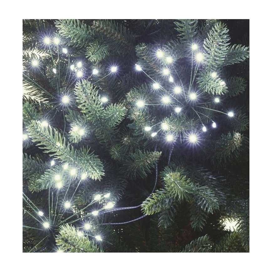 Guirlande de noël 150xLED/5,35m blanc froid