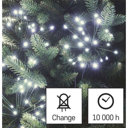 Guirlande de noël 150xLED/5,35m blanc froid