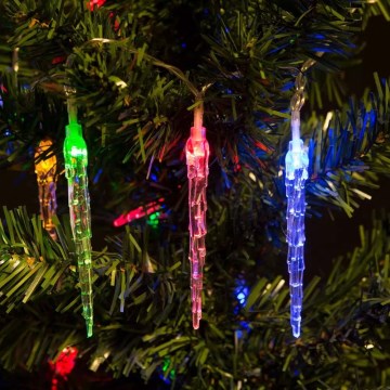 Guirlande de noël 20xLED 2,25m multicolore stalactite