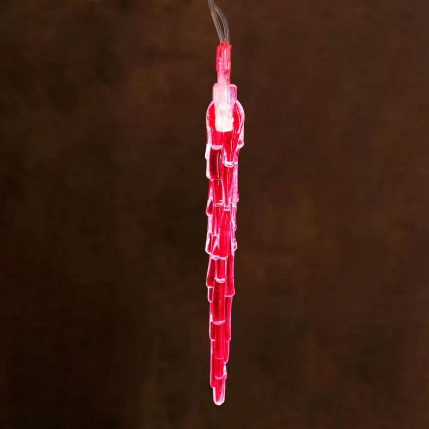 Guirlande de noël 20xLED 2,25m multicolore stalactite