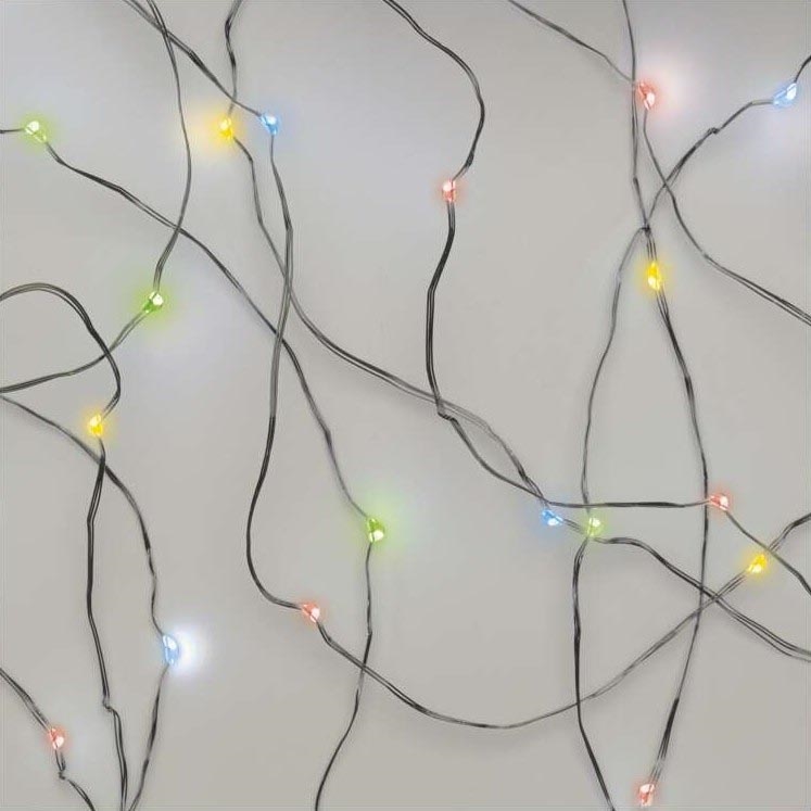 Guirlande de Noël 20xLED/2xAA 2,4m multicolore