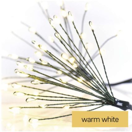 Guirlande de Noël 300 LED, 5,2+3 m, blanc chaud