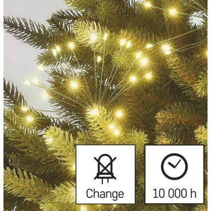 Guirlande de noël 300xLED/8,2m blanc chaud