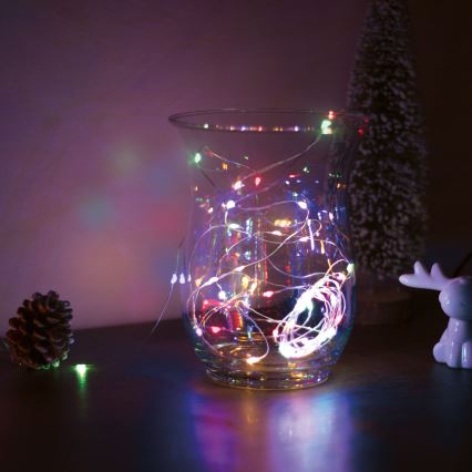 Guirlande de noël 50xLED 5m multicolore