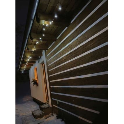 Guirlande de noël d'extérieur 120xLED/17m IP44 blanc froid
