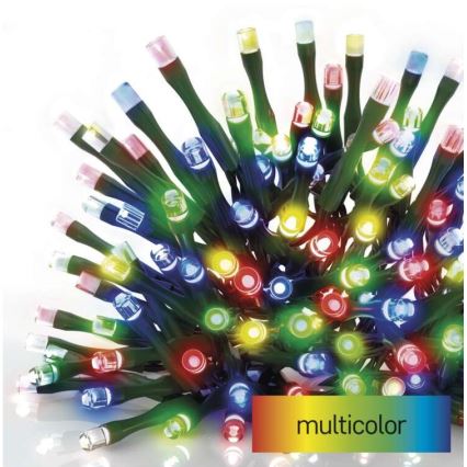 Guirlande de noël d'extérieur 120xLED/17m IP44 multicolore