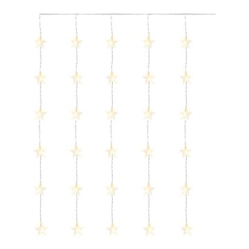 Guirlande de noël d'extérieur 30xLED/3,9m IP44 étoiles