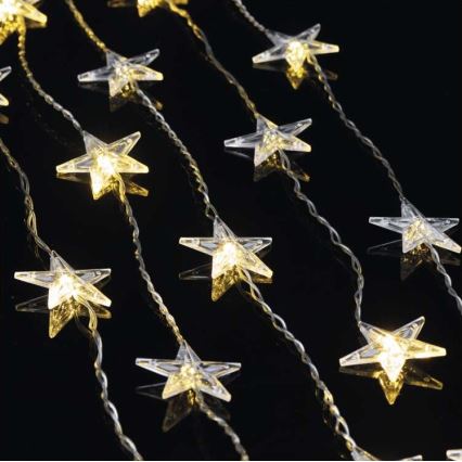 Guirlande de noël d'extérieur 30xLED/3,9m IP44 étoiles