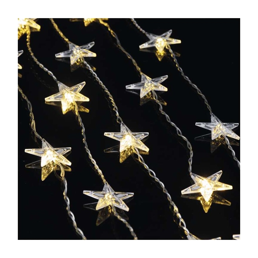 Guirlande de noël d'extérieur 30xLED/3,9m IP44 étoiles