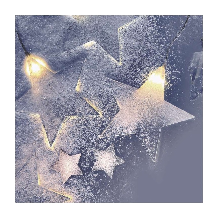 Guirlande de noël d'extérieur 30xLED/3,9m IP44 étoiles