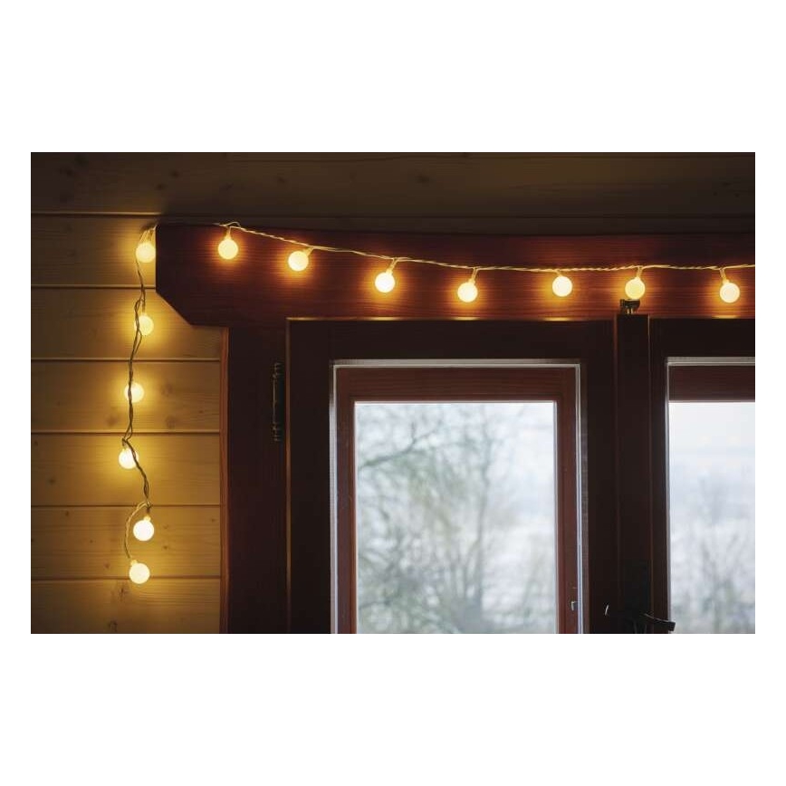 Guirlande de noël d'extérieur 40xLED/9m IP44 blanc chaud
