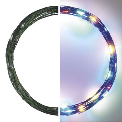 Guirlande de noël d'extérieur 40xLED/9m IP44 multicolore