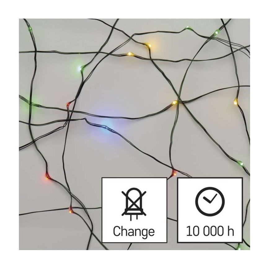 Guirlande de noël d'extérieur 40xLED/9m IP44 multicolore