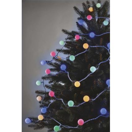 Guirlande de noël d'extérieur 40xLED/9m IP44 multicolore