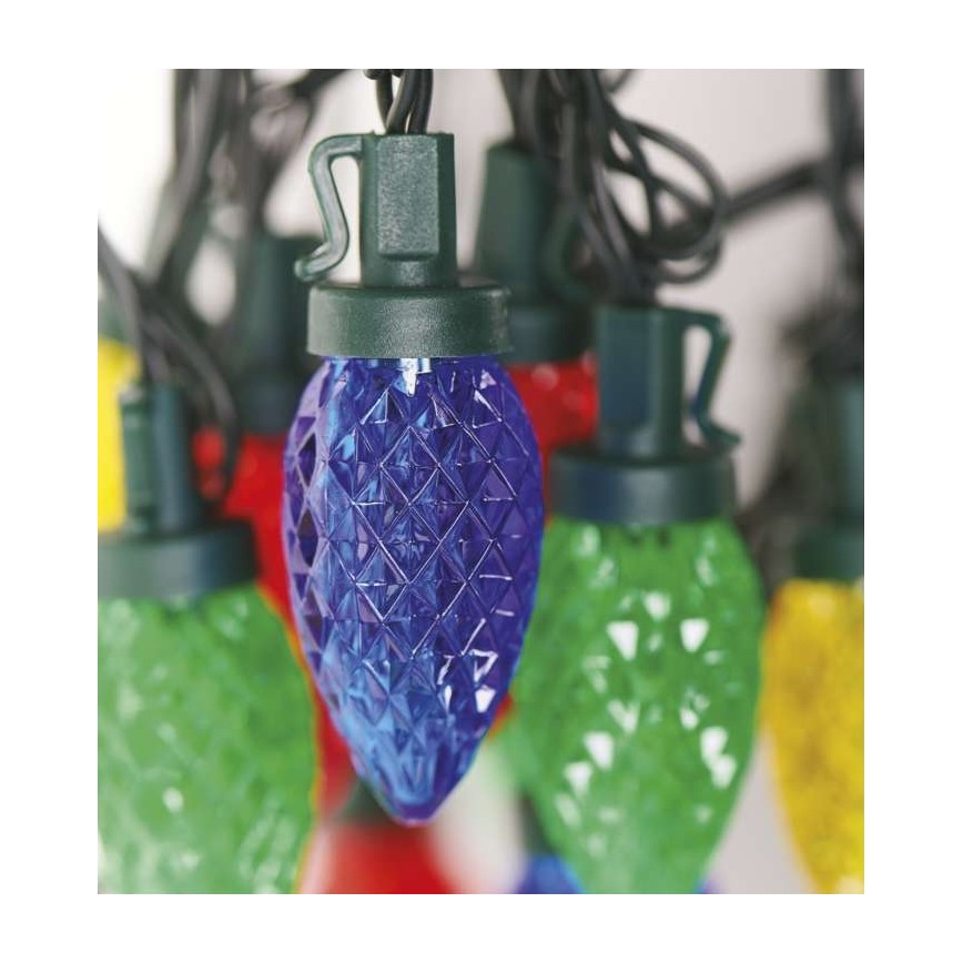 Guirlande de noël d'extérieur 50xLED/8 modes 14,8m IP44 multicolore