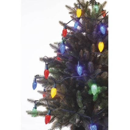 Guirlande de noël d'extérieur 50xLED/8 modes 14,8m IP44 multicolore
