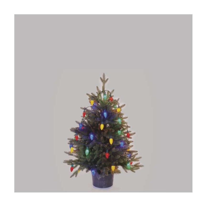 Guirlande de noël d'extérieur 50xLED/8 modes 14,8m IP44 multicolore
