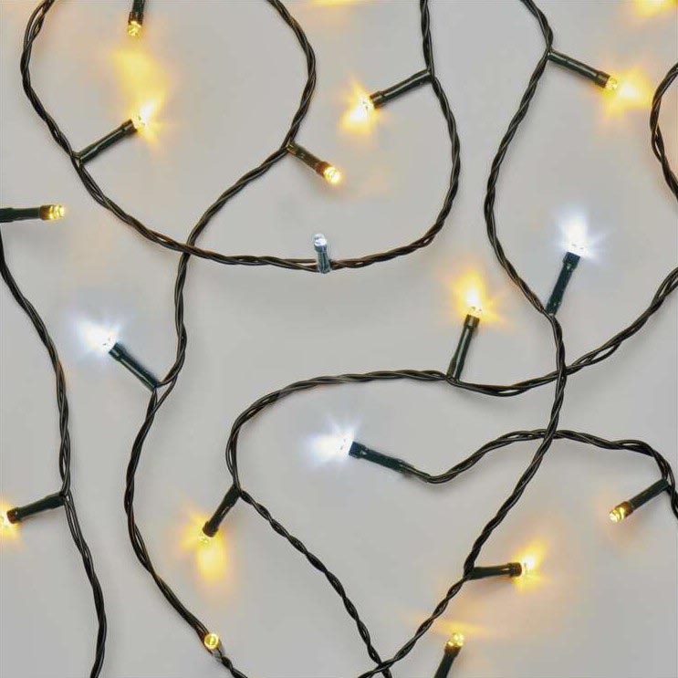 Guirlande de noël d'extérieur 80xLED/13m IP44 blanc chaud/froid