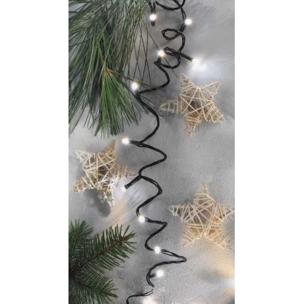 Guirlande de noël d'extérieur 80xLED/13m IP44 blanc chaud/froid
